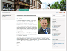 Tablet Screenshot of gernsheim.de